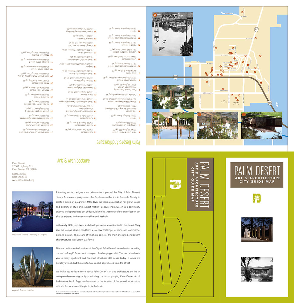  City of Palm Desert Art & Architecture Map 